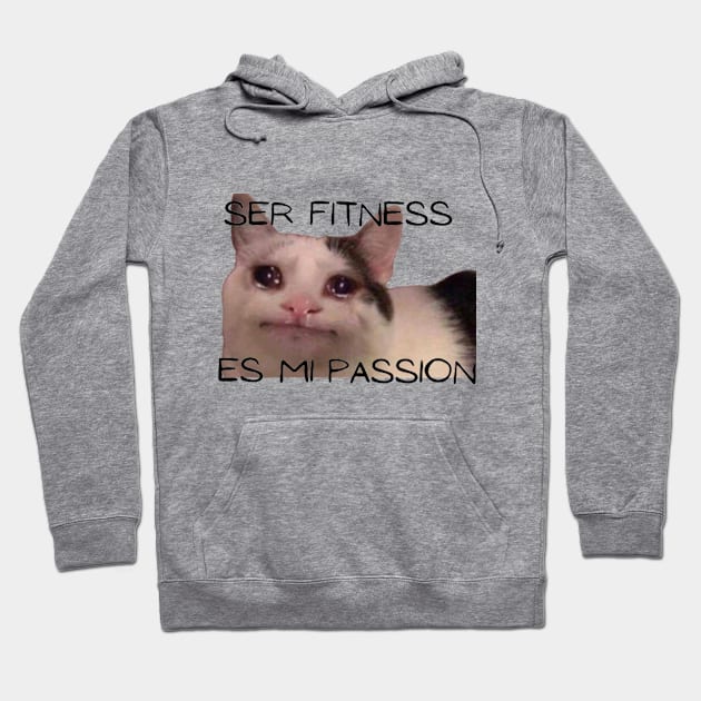 fitness is my passion! Hoodie by Mia desiign